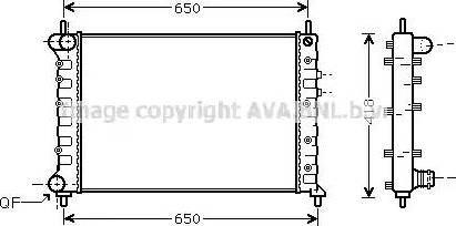 Ava Quality Cooling LC 2077 - Radiatore, Raffreddamento motore autozon.pro