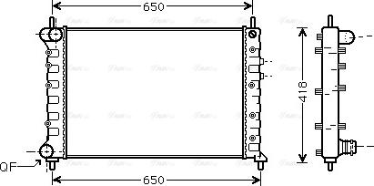 Ava Quality Cooling LCA2077 - Radiatore, Raffreddamento motore autozon.pro