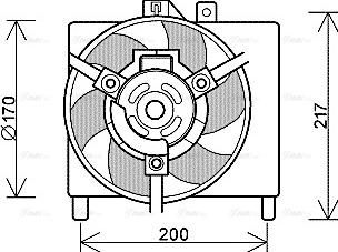 Ava Quality Cooling MC 7503 - Ventola, Raffreddamento motore autozon.pro