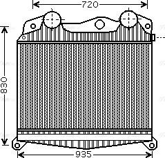 Ava Quality Cooling MN 4040 - Intercooler autozon.pro