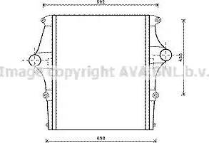 Ava Quality Cooling MN4064 - Intercooler autozon.pro