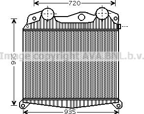 Ava Quality Cooling MN4019 - Intercooler autozon.pro