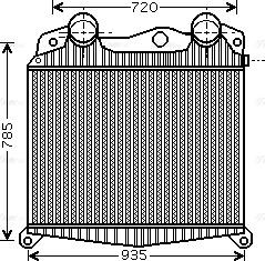 Ava Quality Cooling MN 4017 - Intercooler autozon.pro