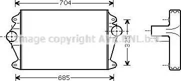 Ava Quality Cooling MN 4037 - Intercooler autozon.pro