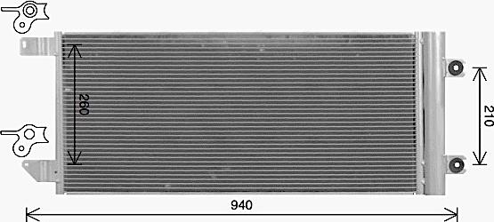 Ava Quality Cooling MN5151D - Condensatore, Climatizzatore autozon.pro