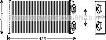 Ava Quality Cooling MN6029 - Scambiatore calore, Riscaldamento abitacolo autozon.pro