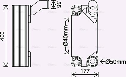 Ava Quality Cooling MN3101 - Radiatore olio, Retarder autozon.pro