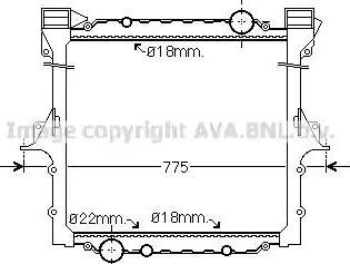 Ava Quality Cooling MN2058 - Radiatore, Raffreddamento motore autozon.pro