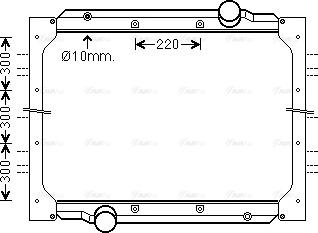 Ava Quality Cooling MN2088 - Radiatore, Raffreddamento motore autozon.pro