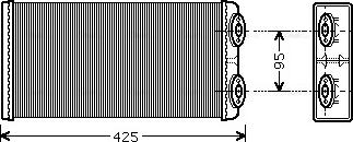 Ava Quality Cooling MNA6029 - Scambiatore calore, Riscaldamento abitacolo autozon.pro