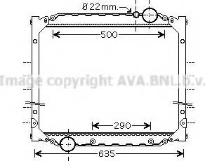 Ava Quality Cooling MNA2057 - Radiatore, Raffreddamento motore autozon.pro