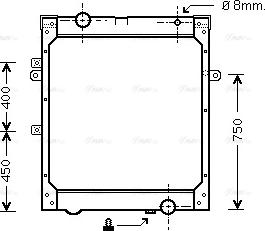 Ava Quality Cooling MNA2004 - Radiatore, Raffreddamento motore autozon.pro