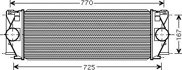 Ava Quality Cooling MS 4396 - Intercooler autozon.pro