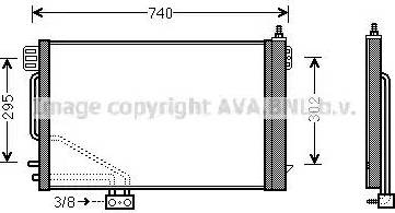 Ava Quality Cooling MS5493 - Condensatore, Climatizzatore autozon.pro