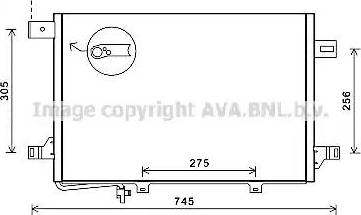 Ava Quality Cooling MS5572D - Condensatore, Climatizzatore autozon.pro