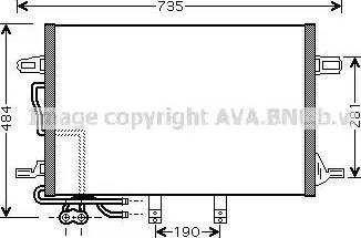 Ava Quality Cooling MS 5307 - Condensatore, Climatizzatore autozon.pro