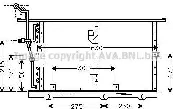 Ava Quality Cooling MS 5244 - Condensatore, Climatizzatore autozon.pro