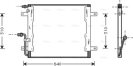 Ava Quality Cooling MS 5262 - Condensatore, Climatizzatore autozon.pro