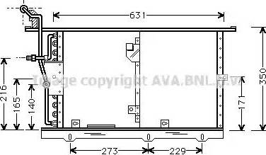 Ava Quality Cooling MS 5201 - Condensatore, Climatizzatore autozon.pro