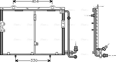 Ava Quality Cooling MS 5207 - Condensatore, Climatizzatore autozon.pro