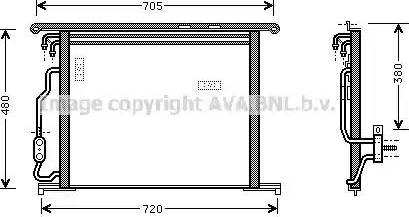 Ava Quality Cooling MS 5280 - Condensatore, Climatizzatore autozon.pro