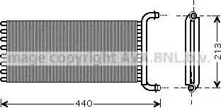 Ava Quality Cooling MS 6441 - Scambiatore calore, Riscaldamento abitacolo autozon.pro