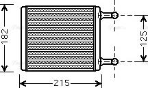 Ava Quality Cooling MS 6442 - Scambiatore calore, Riscaldamento abitacolo autozon.pro