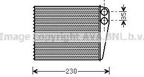 Ava Quality Cooling MS 6465 - Scambiatore calore, Riscaldamento abitacolo autozon.pro