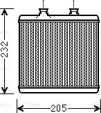 Ava Quality Cooling MS 6472 - Scambiatore calore, Riscaldamento abitacolo autozon.pro