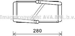 Ava Quality Cooling MS6594 - Scambiatore calore, Riscaldamento abitacolo autozon.pro