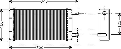 Ava Quality Cooling MS 6108 - Scambiatore calore, Riscaldamento abitacolo autozon.pro