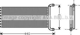 Ava Quality Cooling MS 6399 - Scambiatore calore, Riscaldamento abitacolo autozon.pro