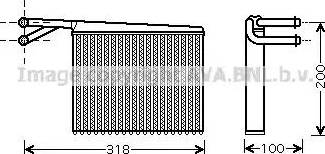 Ava Quality Cooling MS 6372 - Scambiatore calore, Riscaldamento abitacolo autozon.pro