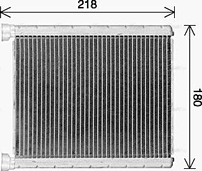 Ava Quality Cooling MS6763 - Scambiatore calore, Riscaldamento abitacolo autozon.pro