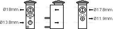 Ava Quality Cooling MS1599 - Valvola ad espansione, Climatizzatore autozon.pro
