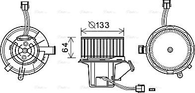 Ava Quality Cooling MS8640 - Ventilatore abitacolo autozon.pro