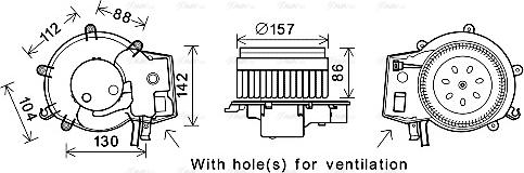 Ava Quality Cooling MS8643 - Ventilatore abitacolo autozon.pro