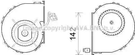 Ava Quality Cooling MS8642 - Elettromotore, Ventilatore abitacolo autozon.pro