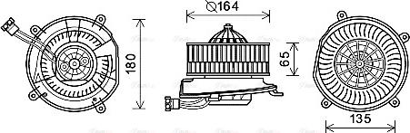 Ava Quality Cooling MS8651 - Ventilatore abitacolo autozon.pro