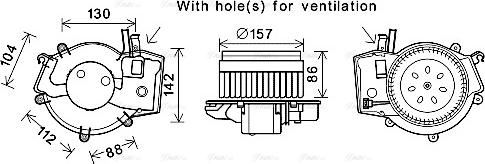 Ava Quality Cooling MS8657 - Ventilatore abitacolo autozon.pro