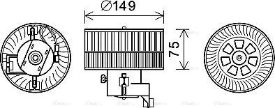 Ava Quality Cooling MS8619 - Ventilatore abitacolo autozon.pro