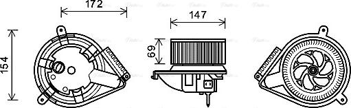 Ava Quality Cooling MS8616 - Ventilatore abitacolo autozon.pro