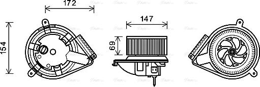 Ava Quality Cooling MS8618 - Ventilatore abitacolo autozon.pro