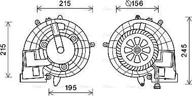 Ava Quality Cooling MS8612 - Ventilatore abitacolo autozon.pro