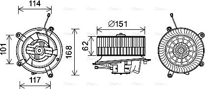 Ava Quality Cooling MS8624 - Ventilatore abitacolo autozon.pro