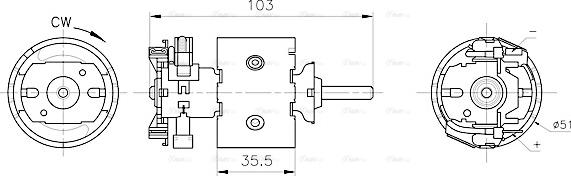 Ava Quality Cooling MS8783 - Ventilatore abitacolo autozon.pro