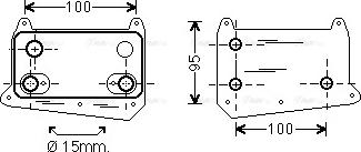 Ava Quality Cooling MS 3495 - Radiatore olio, Olio motore autozon.pro