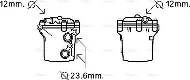 Ava Quality Cooling MS 3541 - Radiatore olio, Olio motore autozon.pro