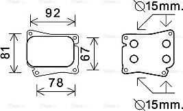 Ava Quality Cooling MS3559 - Radiatore olio, Olio motore autozon.pro