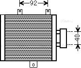 Ava Quality Cooling MS 3536 - Radiatore olio, Olio motore autozon.pro